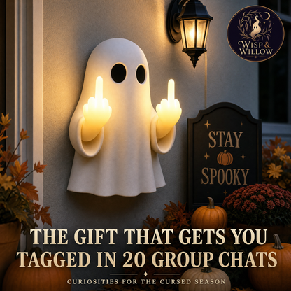Wisp&Willow™ Middle Figer Ghost Night Light